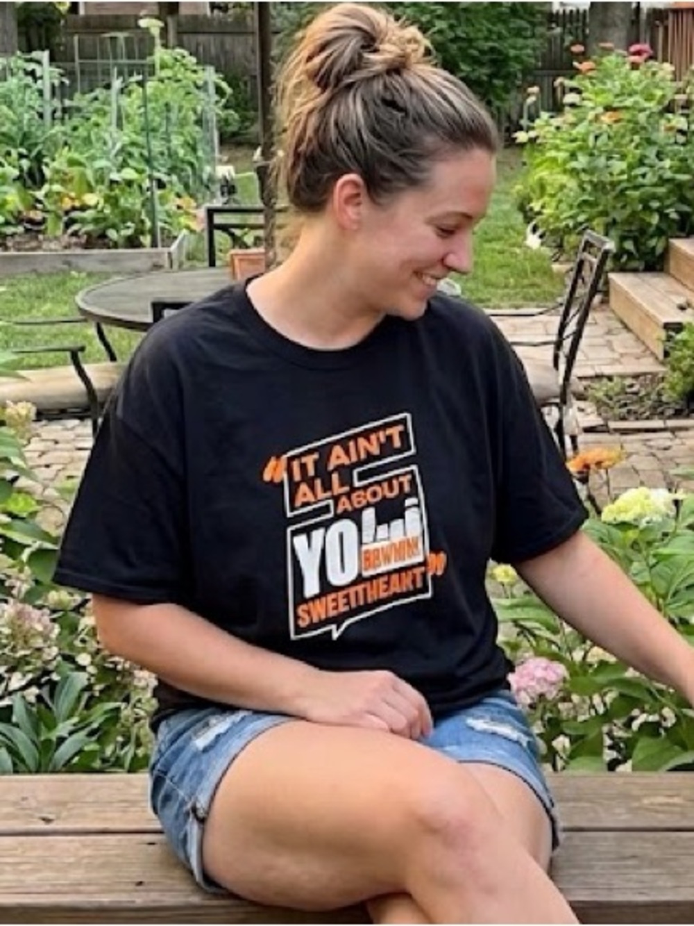 Gildan DryBlend Drew Mike It Aint All About You Sweetheart Graphic Tee